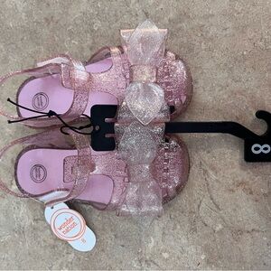 Sparkly Pink Toddler Sandals